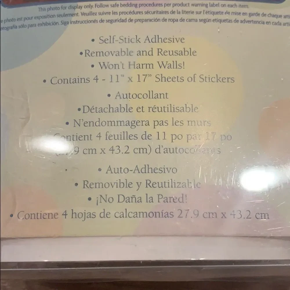 Little bedding peel sticker